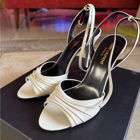 Saint Laurent Women's Sexy High Heel Sandal - Picture 2 of 7